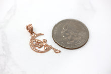 Load image into Gallery viewer, Tinkerbell Fairy Tale on The Moon Charm Pendant and Necklace in Gold