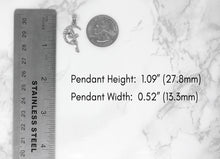 Load image into Gallery viewer, Tinkerbell Fairy Tale on The Moon Charm Pendant and Necklace in Sterling Silver