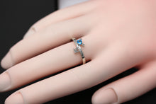 Load image into Gallery viewer, Zodiac Rings with Birthstones for Women in Sterling Silver