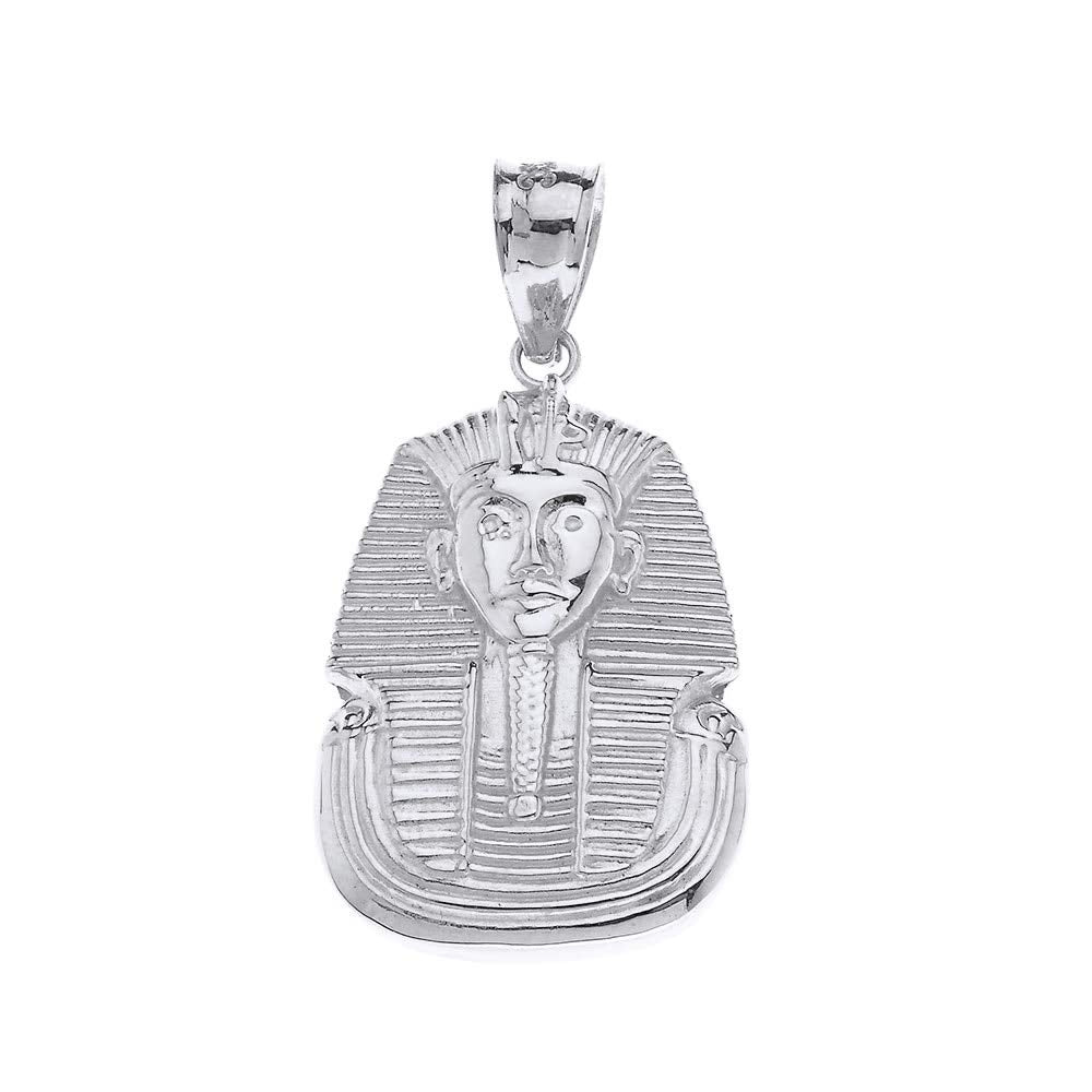 CaliRoseJewelry Sterling Silver Egyptian Pharaoh King TUT Pendant