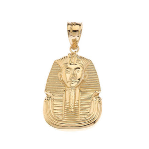 CaliRoseJewelry 10k Egyptian Pharaoh King TUT Pendant