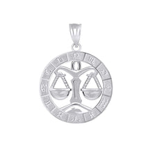 Load image into Gallery viewer, CaliRoseJewelry Sterling Silver Zodiac Pendant