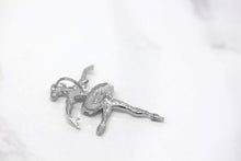 Load image into Gallery viewer, CaliRoseJewelry Sterling Silver Ballerina Dancer Ballet Girl Woman Charm Pendant