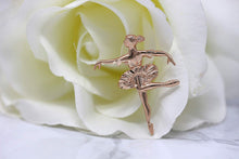 Load image into Gallery viewer, CaliRoseJewelry 10k Gold Ballerina Dancer Ballet Girl Woman Charm Pendant