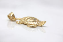 Load image into Gallery viewer, CaliRoseJewelry 10k Gold Lucky Honu Sea Turtle Tortoise Longevity Charm Pendant
