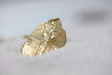 Load image into Gallery viewer, CaliRoseJewelry 14k Egyptian Pharaoh King TUT Pendant Necklace