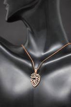 Load image into Gallery viewer, CaliRoseJewelry 14k Anatomical Heart Nurse Doctor Charm Pendant Necklace