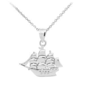 Sailboat Pendant in Sterling Silver