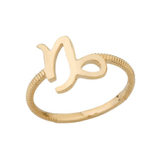 Load image into Gallery viewer, Zodiac Horoscope Rings in Gold