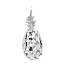 Load image into Gallery viewer, 3D Pineapple Pendant in Sterling Silver