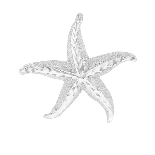 Beautiful Starfish Pendant in Sterling Silver - solid gold, solid gold jewelry, handmade solid gold jewelry, handmade jewelry, handmade designer jewelry, solid gold handmade designer jewelry, chic jewelry, trendy jewelry, trending jewelry, jewelry that's trending, handmade chic jewelry, handmade trendy jewelry, mod-chic jewelry, handmade mod-chic jewelry, designer jewelry, chic designer jewelry, handmade designer