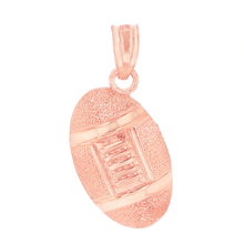 Load image into Gallery viewer, Football Pendant in Gold