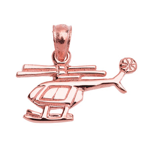 Helicopter Pendant in Gold