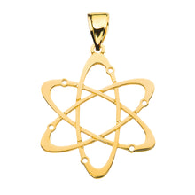 Load image into Gallery viewer, Carbon Atom Science Pendant in Gold