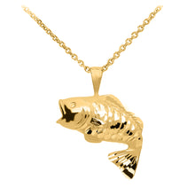 Load image into Gallery viewer, Tropical Fish Pendant In Gold