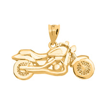 Load image into Gallery viewer, Motorcycle Pendant in Gold