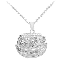 Load image into Gallery viewer, Noah’s Ark Pendant in Sterling Silver