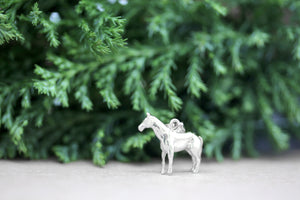 Pony Horse Bracelet Charm or Pendant and Necklace in Sterling Silver